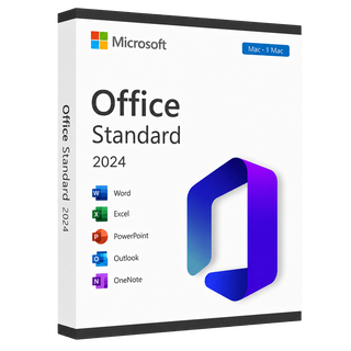 Microsoft Office 2024 Standard fuer Mac - Verpackung