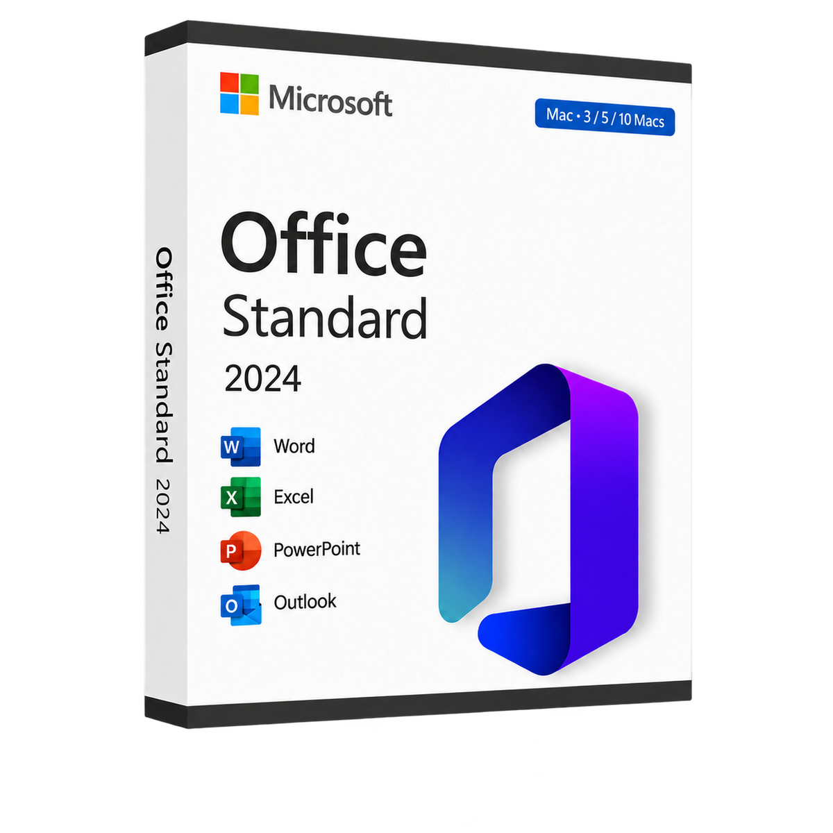 Microsoft Office 2024 Standard – 3 / 5 / 10 Mac