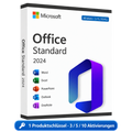 Microsoft Office 2024 Standard – 1 Produktschlüssel für 3, 5 oder 10 Geräte