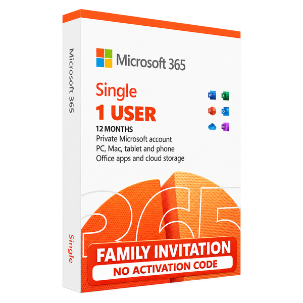 Microsoft 365 Family – 1 Person, 12 Monate